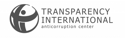 Transparency International logo Grey