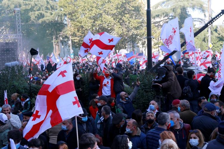 Georgia protest Giorgi Gogatishvili